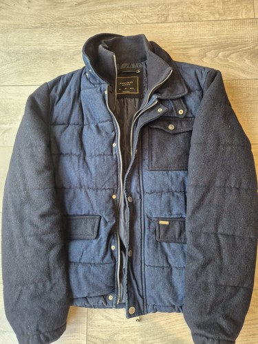 Zara denim coat - coat, l