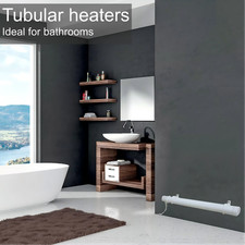 Tubular Heater with built in Thermostat 1ft, 2ft, 3ft, 4ft Tube Heater Bathroom