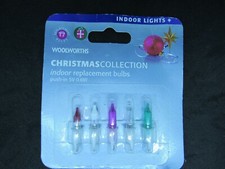 WOOLWORTHS XMAS BULBS 5v 0.6w