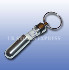 Pill Money Note Keyring in Silver Spy Stash UK SELLER