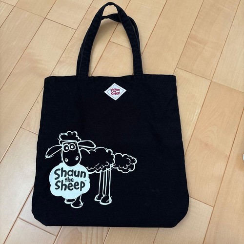 Shaun the sheep tote bag - sheep, black