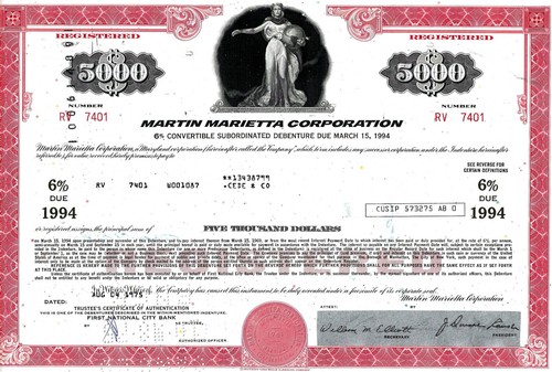 Martin marietta corporation - martin,