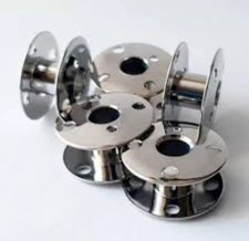 5 SINGER SEWING MACHINE METAL BOBBINS 201K/99K/66K/185K/401/411G/300/400/SERIES