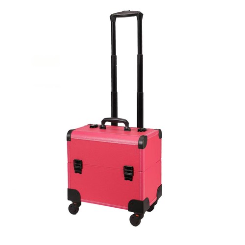 Rolling makeup case - case, large