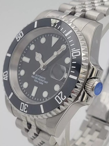 New automatic black sub divers - new,
