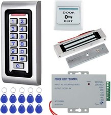 Door Access Control Entry System Kit RFID Keypad+320lbs Electric Magnetic Lock