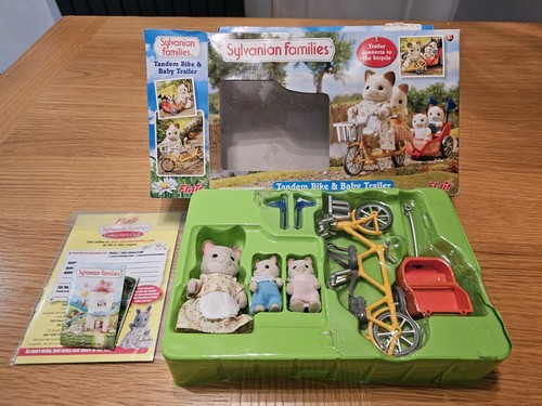 Sylvanian families tandem bike - families,