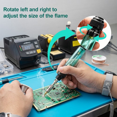 Portable butane soldering iron - portable,