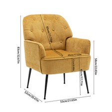 Upholstered Lounge Armchair