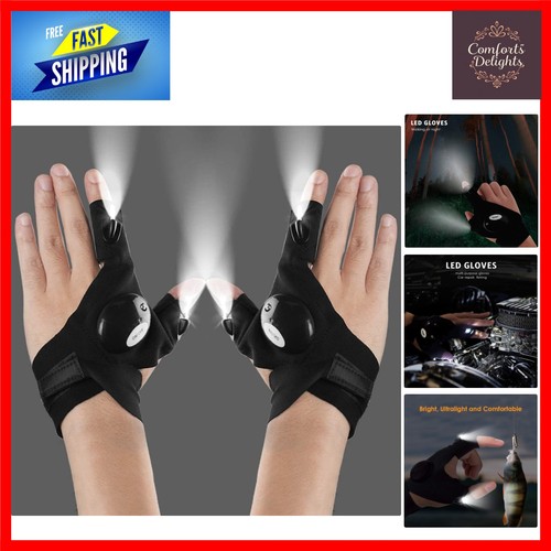 Adjustable led gloves with - adjustable,