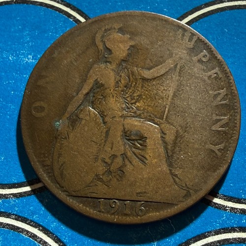 1916 king george bronze - george, v