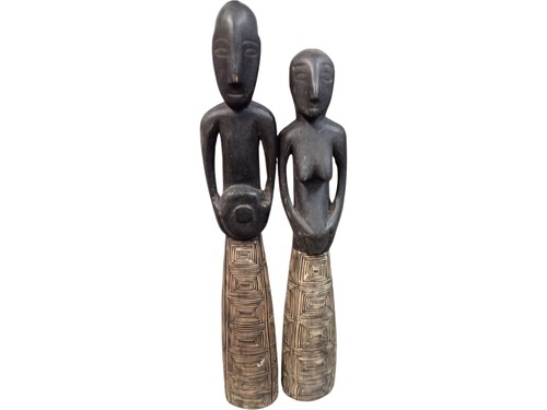 African wooden carved - african, figures