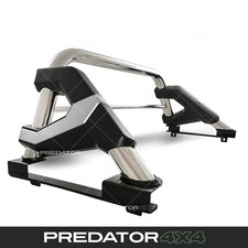 CHROME STAINLESS STEEL SPORTS ROLL BAR FOR NISSAN NAVARA D23 DOUBLE CAB 2015+