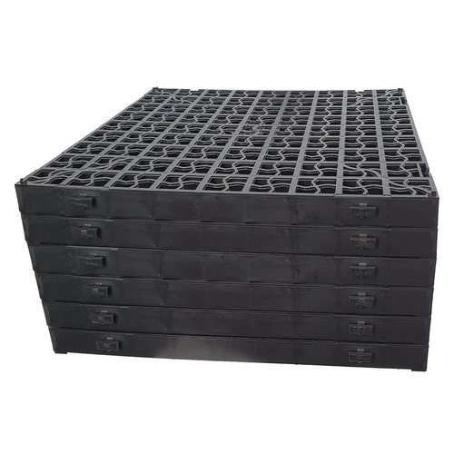 Black plastic paving - 6,