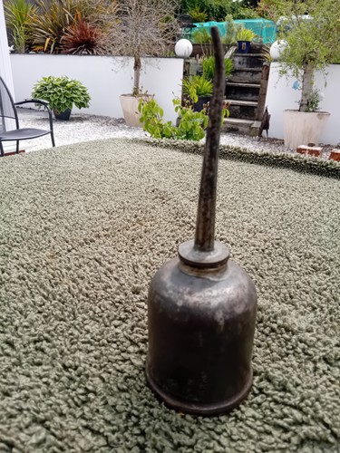 Braimes vintage oil can push - braimes,