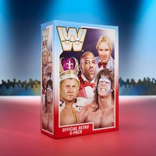 WWE Retro Pack 8 WWF Hasbro Style HARLEY RACE ULTIMATE WARRIOR VIRGIL HEENAN
