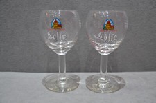 2x Leffe Belgian Beer Glass