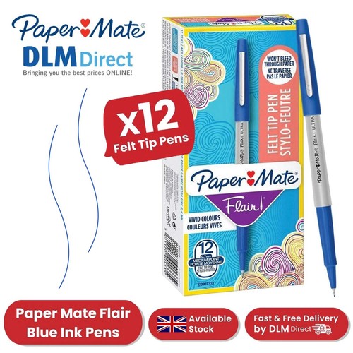 Paper mate flair - paper, blue