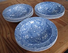 11 x Royal Tudor Ware Blue
