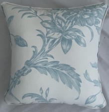 A 16 Inch cushion cover in Laura Ashley Lloyd Duck egg fabric