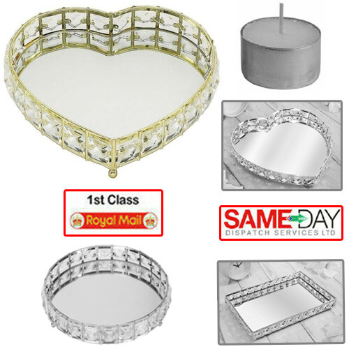 Silver gold mirror diamante - silver,