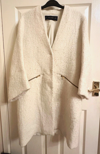 Zara ivory bouclé wool - zara,