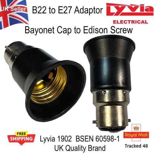 B22 to e27 bayonet - to,