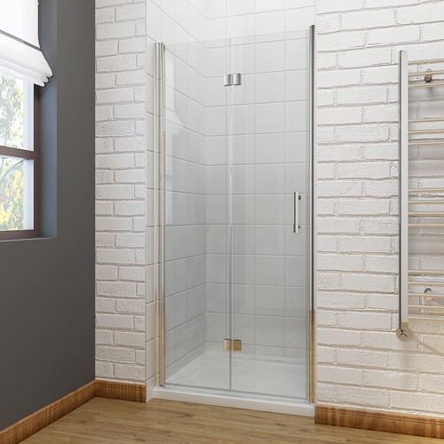 Frameless fold shower - bi,