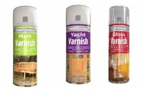 Clear Gloss Clear Matt Clear Yacht Varnish Spray Paint Exterior Interior Aerosol