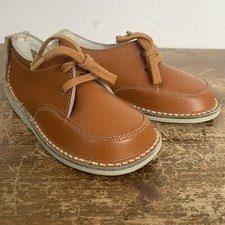 Vintage Dandystepps Children’s Shoes Lace Up Leather 4 Brown