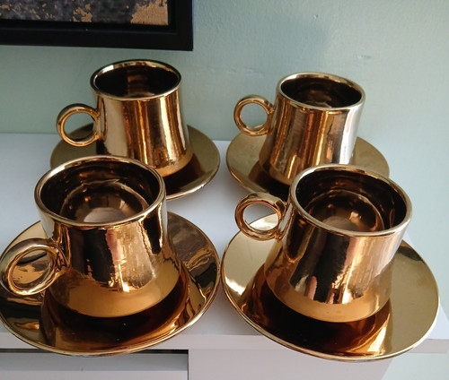 Set espresso gold - of,