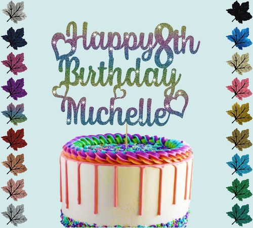 Personalised birthday glitter - personalised,