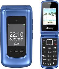 Uleway 2G Unlocked Flip Phone Sim Free Big Button Mobile Phone for Elderly Easy