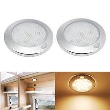 2X Chromed 12V LED Ceiling