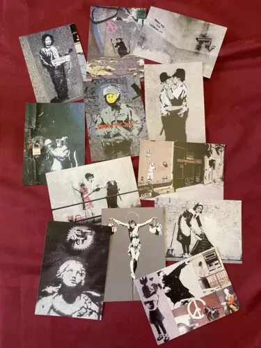 Banksy postcards 12 - banksy,