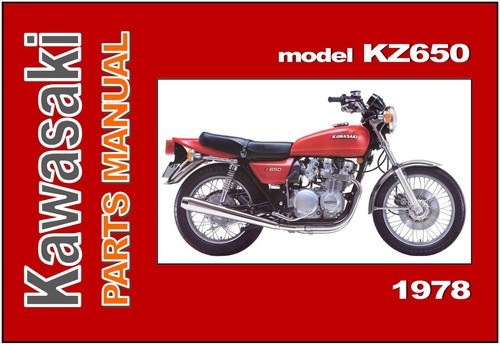 Kawasaki parts manual - kawasaki, kz650