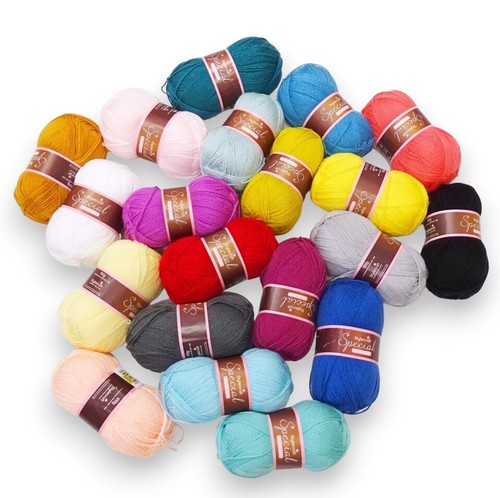 Double knit yarn - double, special