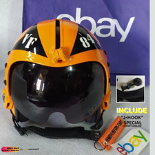 HGU-33 JOLLY ROGERS SQUADRON FIGHTER PILOT HELMET REPLICA+PIN