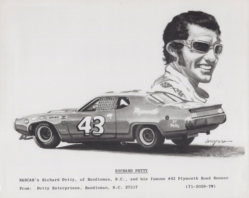 Richard petty nascar 43 - petty, #43