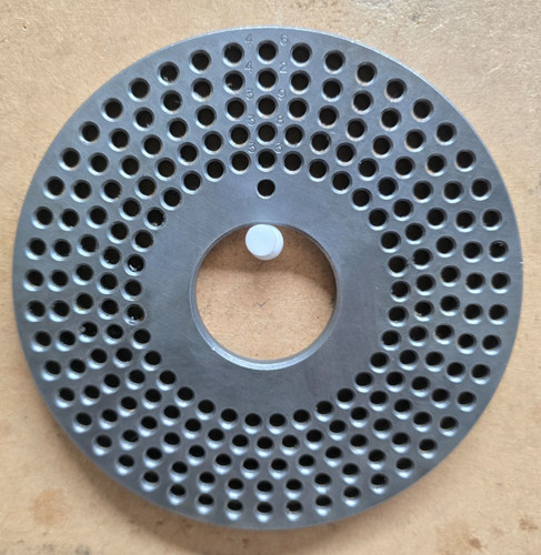 Dividing head indexing plate - dividing,