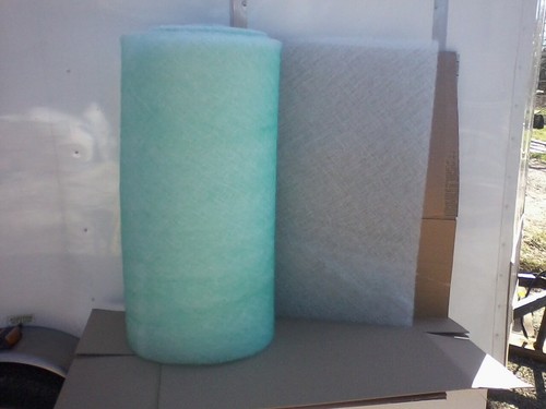 Spray booth paint arrestor - booth,