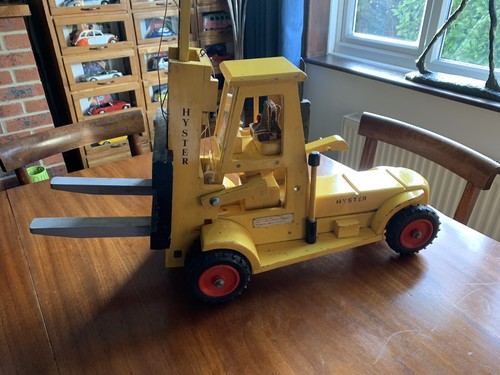 Vintage wooden hyster forklift - hyster,