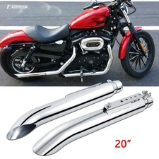 2x Exhaust Muffler Pipes