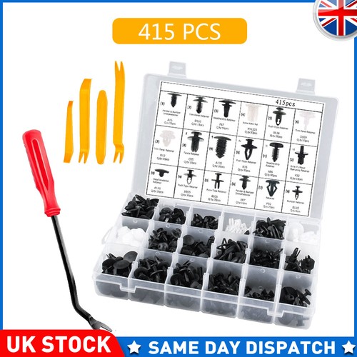 415pcs plastic rivets fastener - 415pcs,