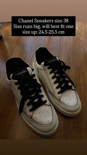 Chanel logo sneakers white - logo,