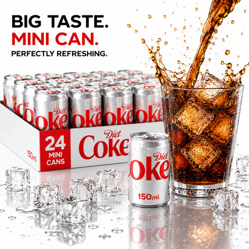 Diet coke mini cans - diet, x