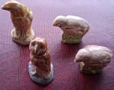 4 VINTAGE WADE BIRD WHIMSIES