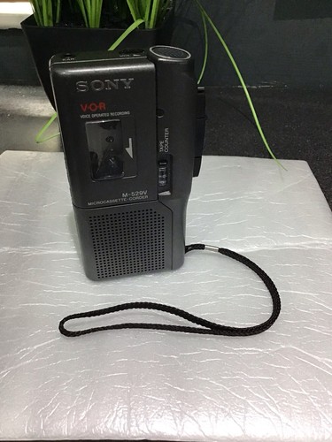 Sony microcassette corder - sony, microcassette-corder