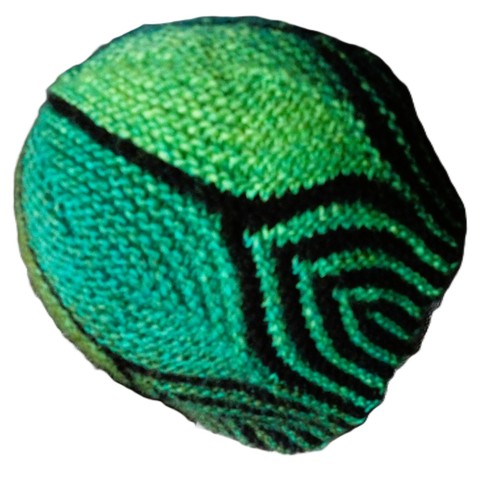 Waltzer striped hat short row - hat,