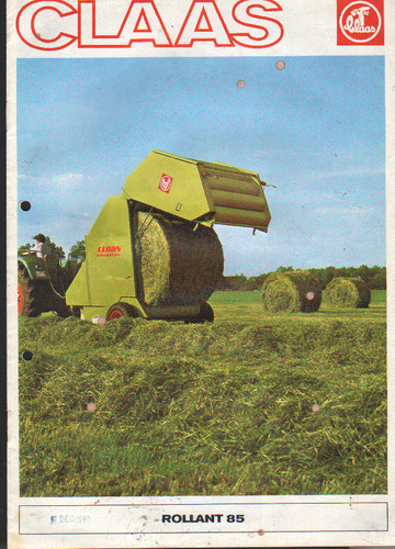 Claas rollant round - claas, baler